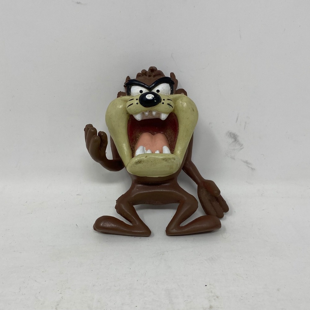 Vintage Looney Tunes Tasmanian Devil Taz PVC Figure Warner Bros Collectible